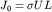 $J_0=\sigma UL$
